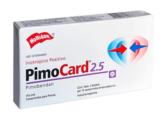 PIMOCARD 2.5 MG X 5 UND