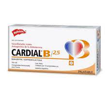 CARDIAL B 2.5 MG POR 5 UND