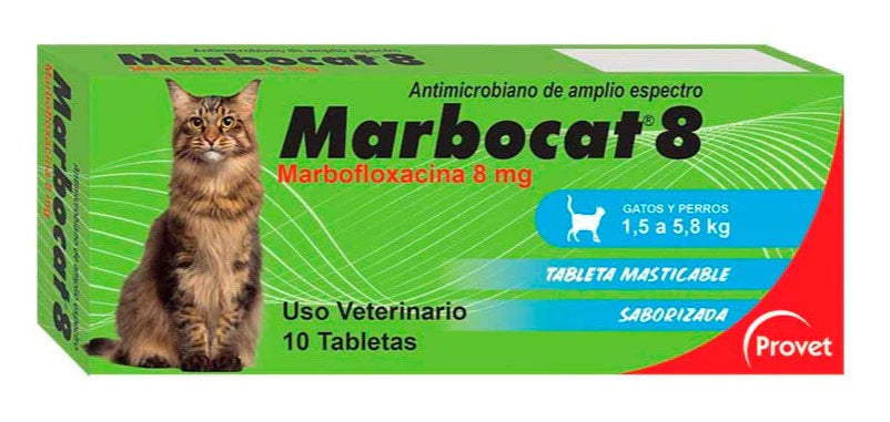 MARBOCAT 8 MG X 10 TAB
