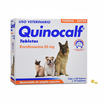 QUINOCALF 25 MG X 5 UNI