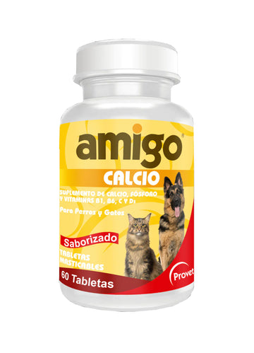 AMIGO CALCIO x 5 TABLETAS