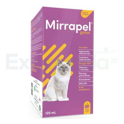 MIRRAPEL GATOS FCO X 120 ML
