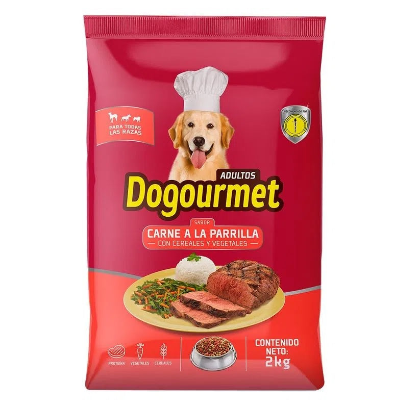 DOGOURMET CARNE PARRILLA ADULTO X 2 KL