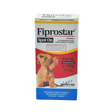 FIPROSTAR PERROS 2-10 KG