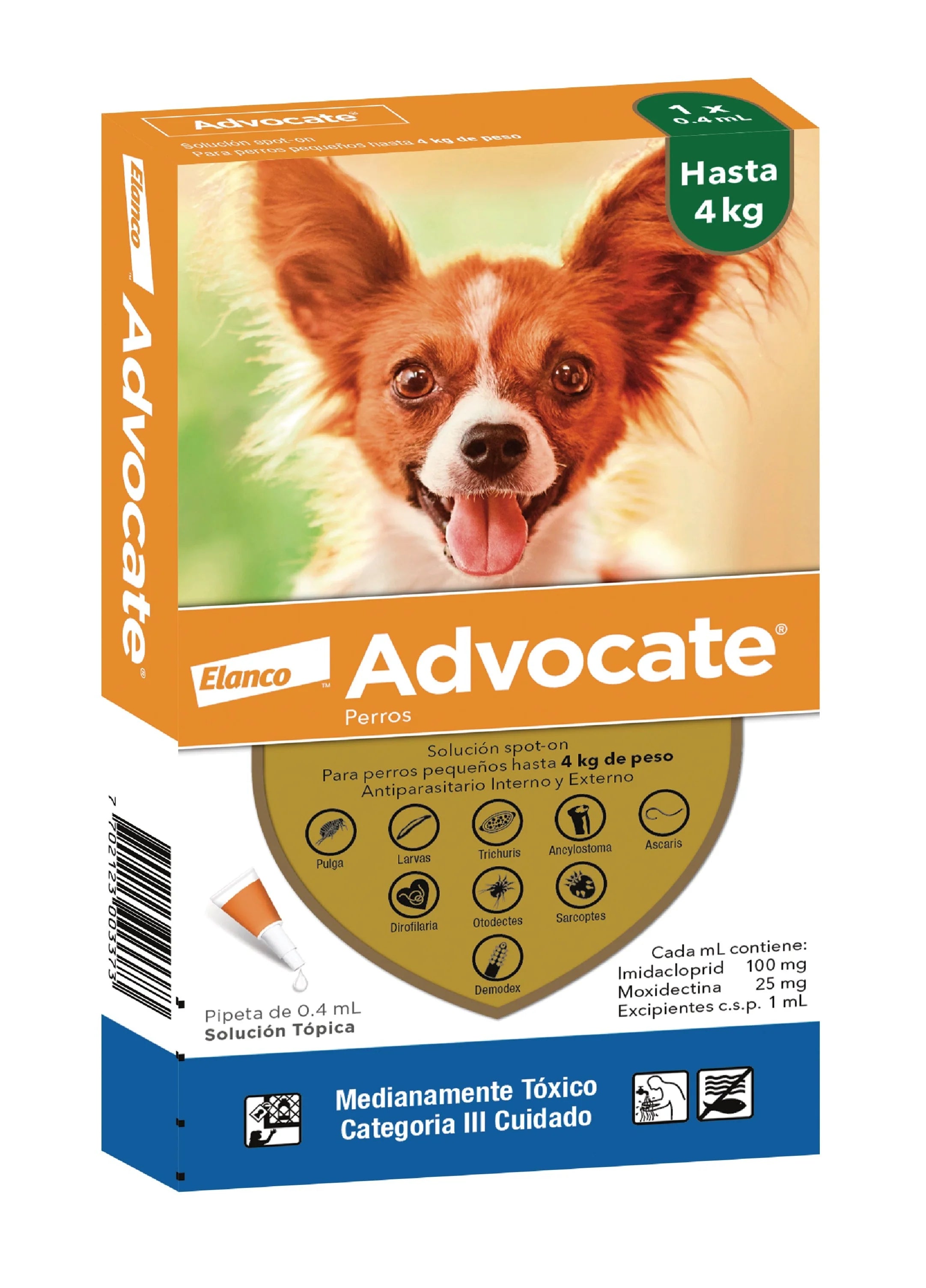 ADVOCATE PERROS 0-4 KL