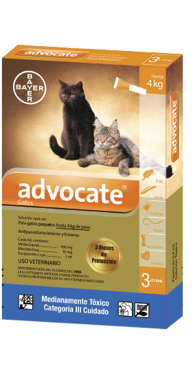 ADVOCATE GATOS 0.4 ML