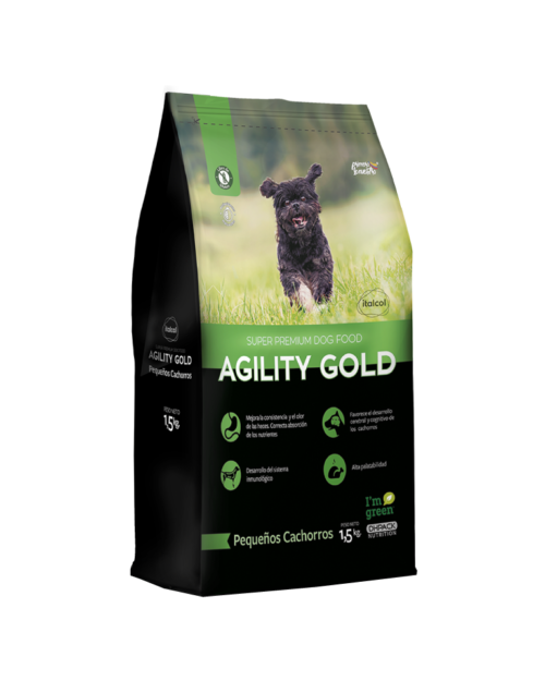 AGILITY GOLD PEQUEÑOS CACHORROS X 1,5 KG REF 150263