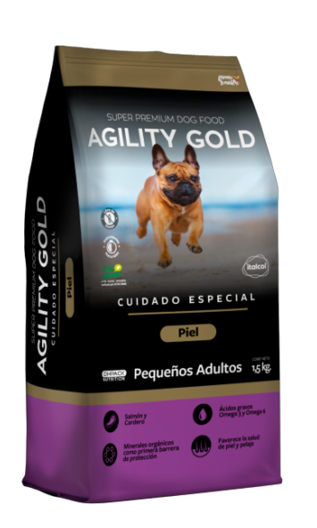 AGILITY PIEL PEQUEÑOS ADULTOS 1.5 KG REF 157743