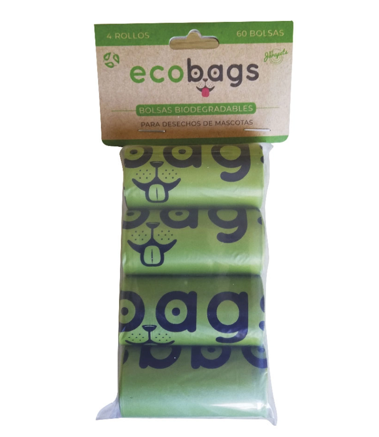 BOLSA BIODEGRADABLE POOP BAGS X 4 UND