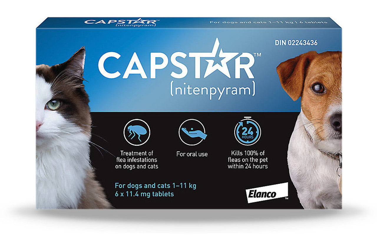 CAPSTAR ANTIPULGAS PESO 11,4MG X 1 TAB