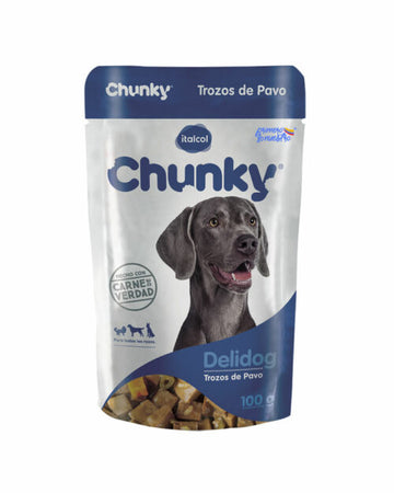 DELI DOG TROZOS PAVO CHUNKY X 100 G REF 153455