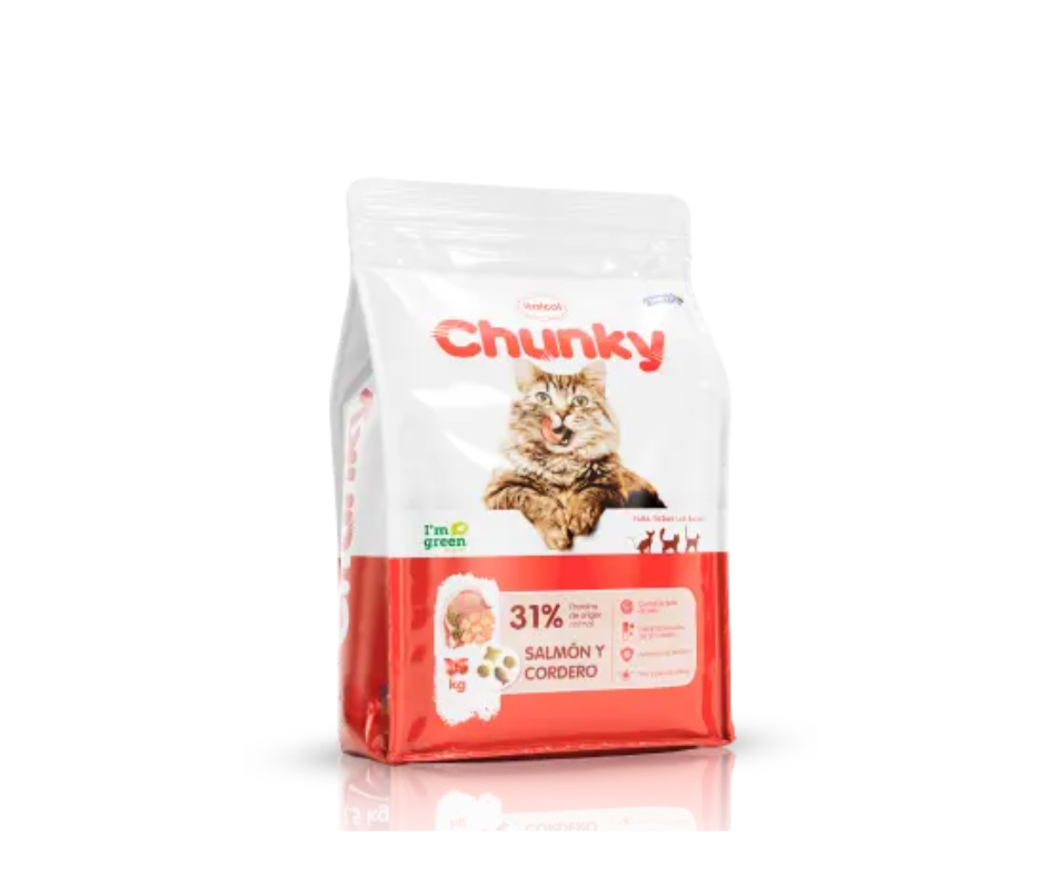 CHUNKY GATOS SALMON Y CORD X 500 G REF157859