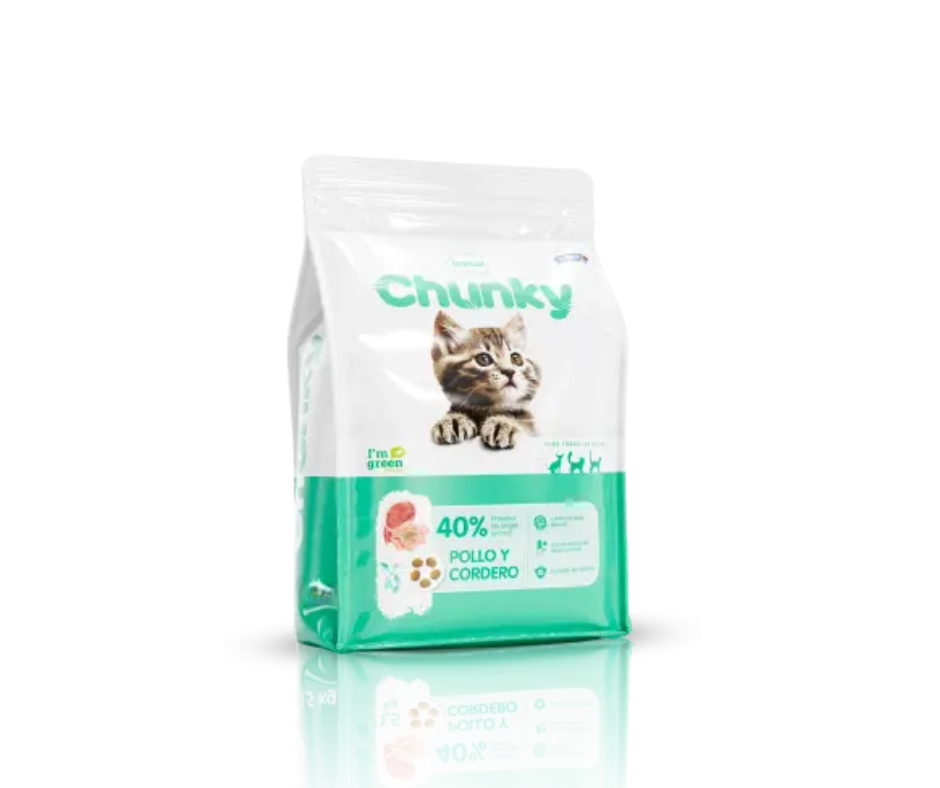 CHUNKY GATITOS CORDERO Y POLLO X 500 GR REF 157873