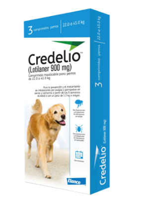 DESPARASITANTE CREDELIO 900 MG 22 A 45 KL POR UND