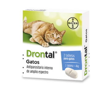 DESPARASITANTE DRONTAL GATOS X UNIDAD