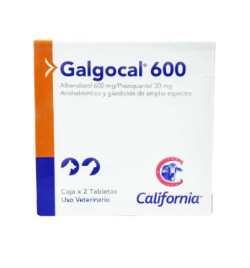 DESPARASITANTE GALGOCAL 600 CAJA X 2 UNDS