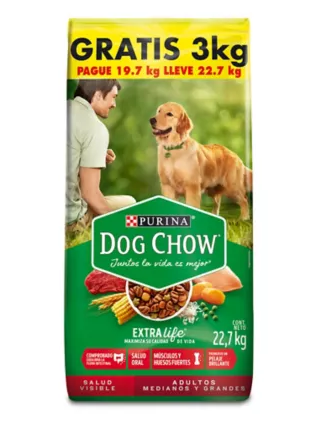 DOG CHOW ADULTO 22.7 KL R/Z M/G CARNE Y POLLO