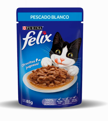 FELIX POUCH PESCADO BLANCO X 85 GR