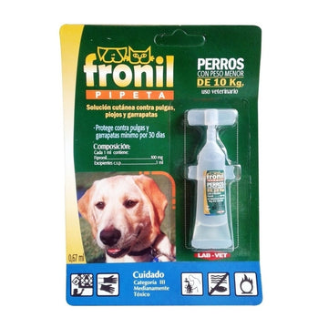 FRONIL PIPETA 0 - 10 KG CANINO