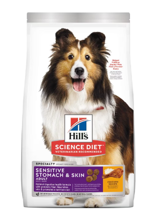 HILLS C ADULT SENSITIVE STOMACH Y SKIN 4 LB