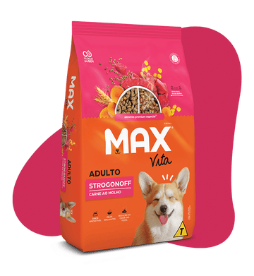 MAX ADULTO VITA STROGNOFF CARNE MOL 3 KG