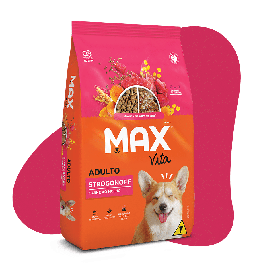 MAX ADULTO VITA STROGNOFF CARNE MOL 3 KG