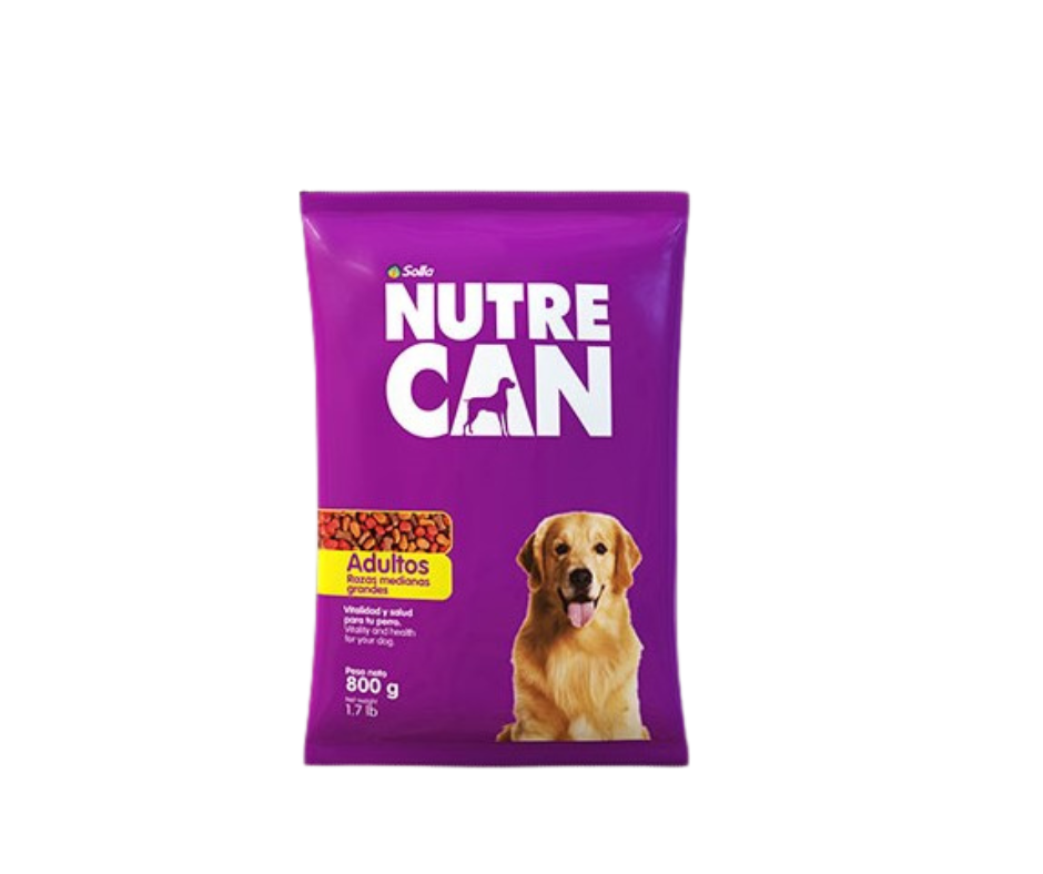 NUTRE CAN ADULTO M/G PREMIUM X 800 GMS