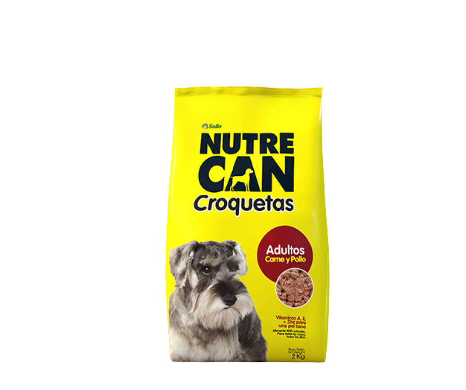 NUTRE CAN CROQUETA ADULTO X 2 KL