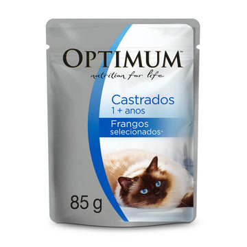 OPTIMUM POUCH CAT ADULTO CASTRADO X 85 GR