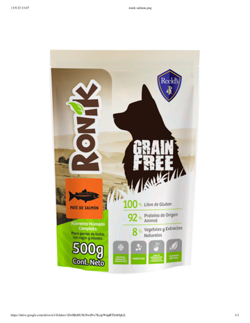 RONIK POUCH SALMON X 500 GR