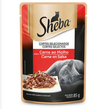 SHEBA POUCH CARNE 85 GR