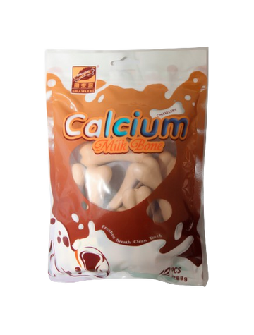 SNACK CALCIUM MILK BONE 1 UN X 4"