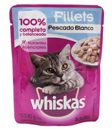 WHISKAS POUCH CASTRADO PESCADO X 85 GR