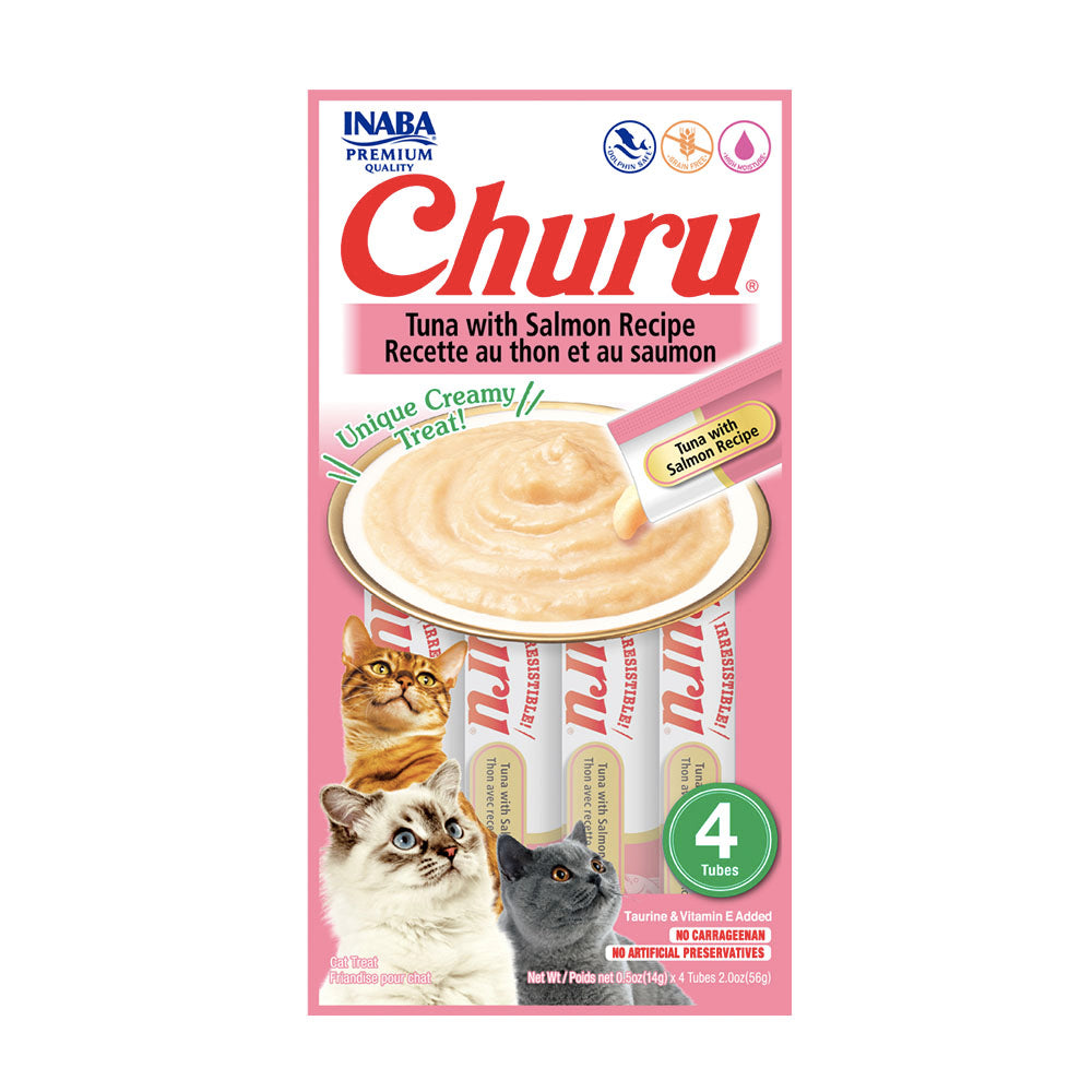 CHURU GATO ATUN - SALMON 56 GR X 4 UND