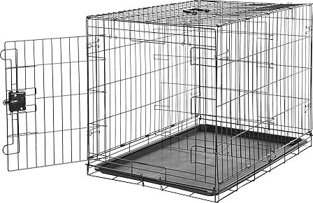 TRANSPORTADOR GUACAL PARA MASCOTAS REJA METAL 19X32X33