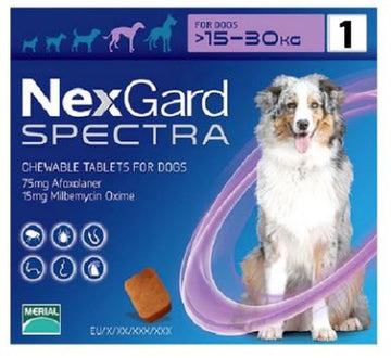 NEXGARD SPECTRA L (15 - 30KG) CAJA X 1 T