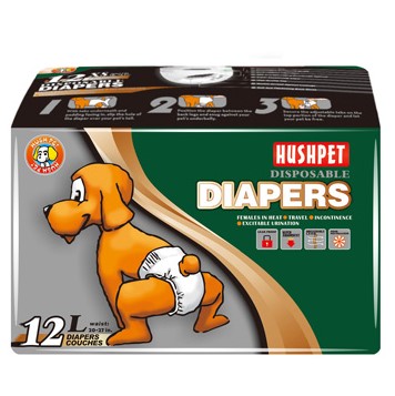 PAÑAL DESECHABLE HUSHPET TALLA L UND RF JPD04