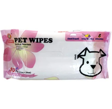 PAÑITOS HUMEDOS FLORAL X 80 UNIDADES DE 15 X 20CM