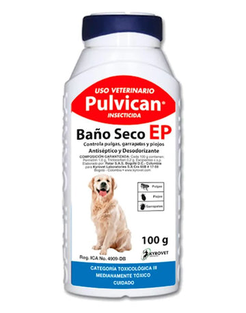 PULVICAN BANO SECO INSEC. EP FCOX100 GRS