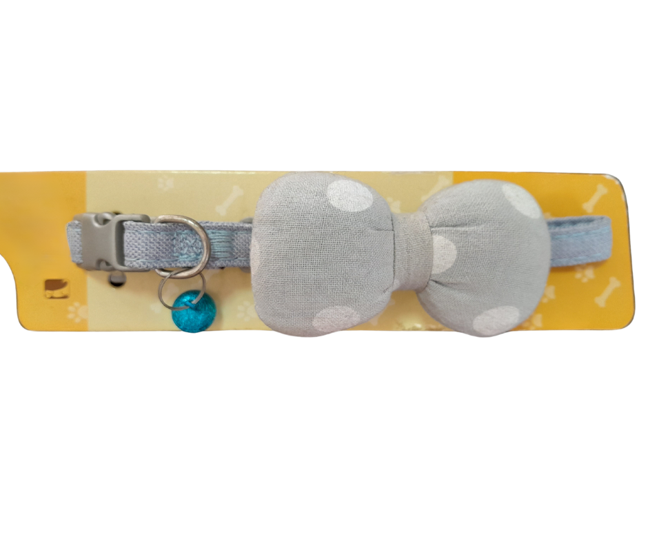 COLLAR TELA JEAN CON MOÑO