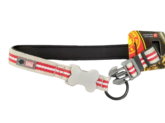 COLLAR IMPORTADO NAUTICA 3.0 CM CUELLO 46-63 ROJO-AZUL REF CM-MDP-013L/B REF CM-MDP-013L/R