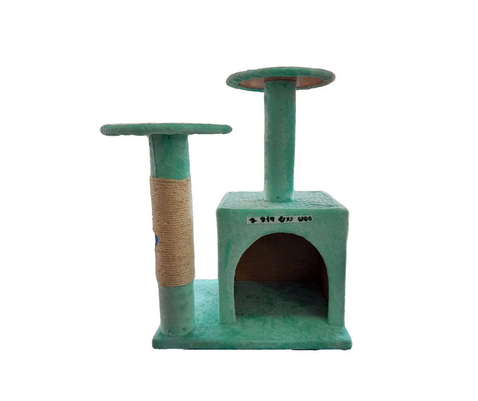 GIMNASIO PARA GATOS COLOR VERDE CLARO REF 6035