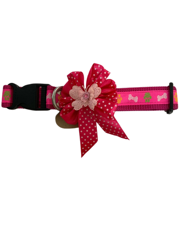 COLLAR CON MOÑO EXTRAGRANDE REF 2209