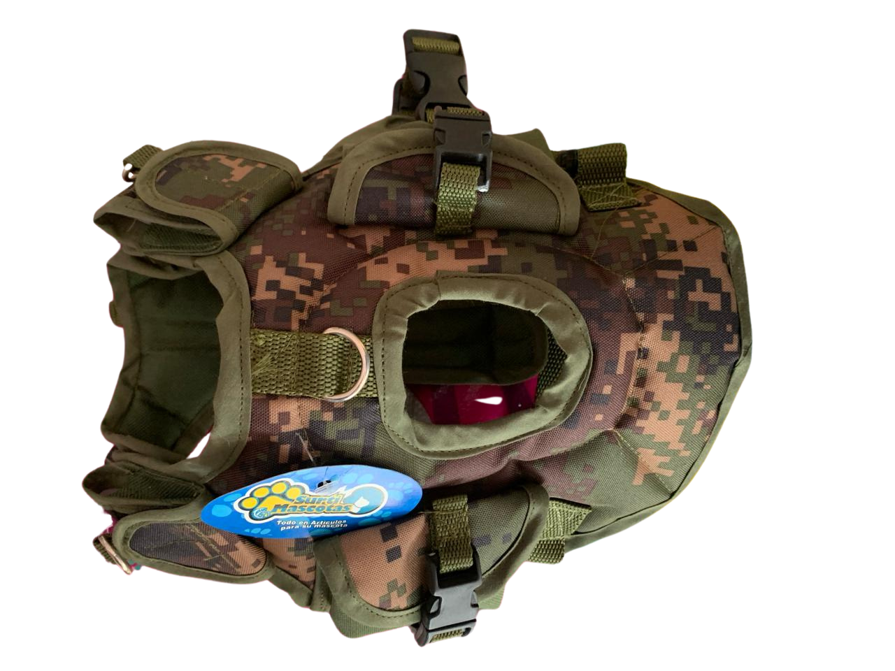 CHALECO REF CAMUFLADO CON EMBLEMA Y BOLSILLOS PEQUEÑO REF 873