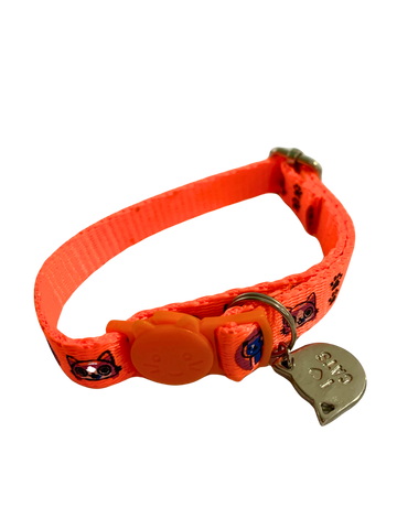 COLLAR PARA GATO REATA FINA Y DIJE