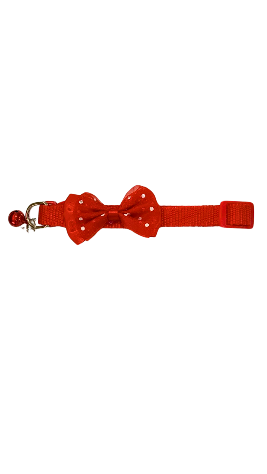 COLLAR CON MOÑO PARA GATO GRANDE 3/4