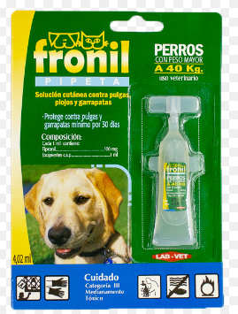 FRONIL PERROS 20 - 40 PIPETA