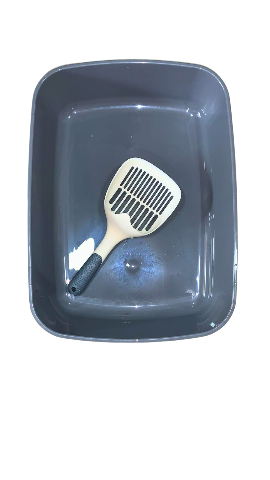 SANITARIO IRIZ GRANDE 50X36X11CM GRIS