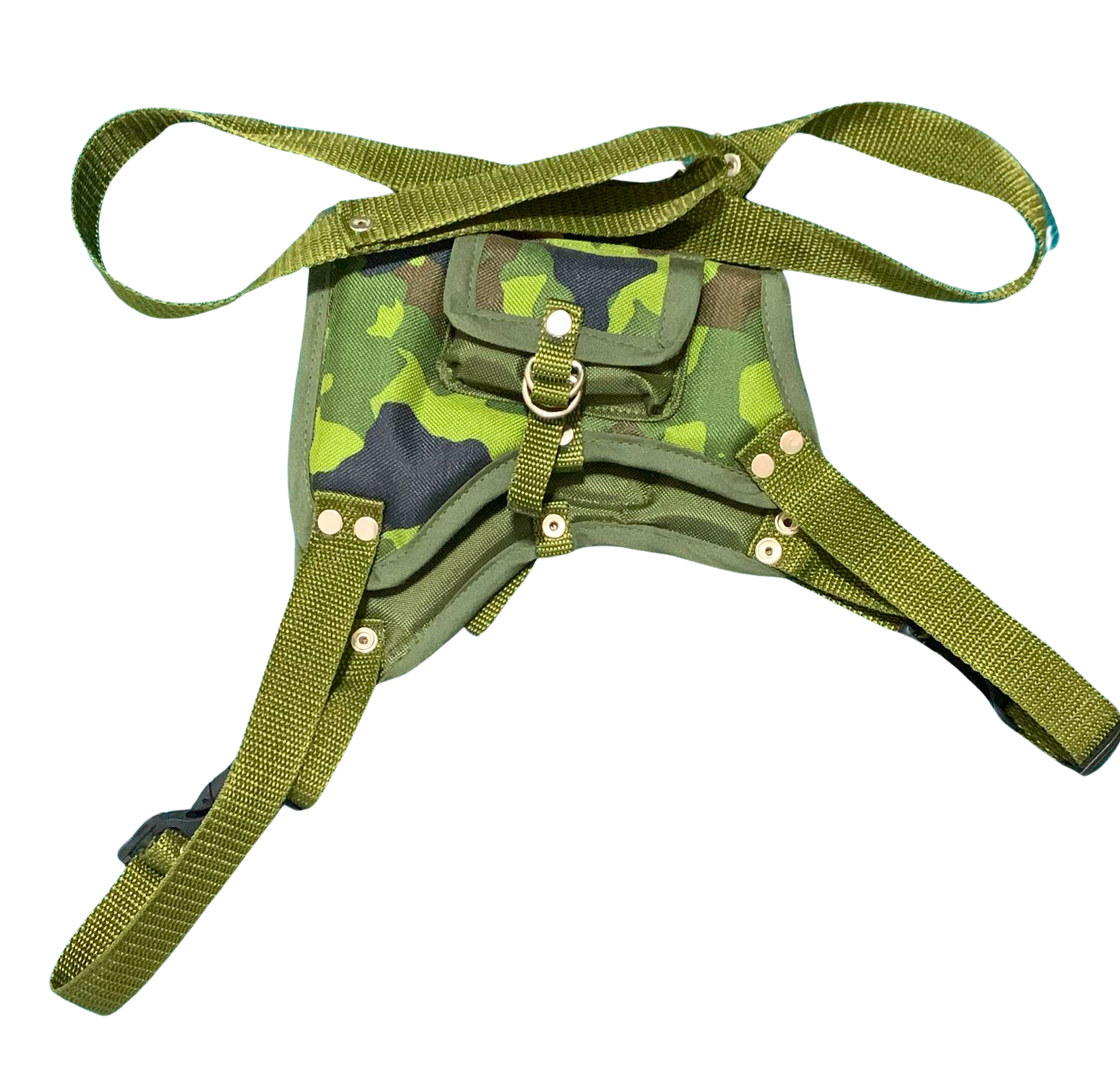CHALECO REFORZ PEQ CON TRAILLA CAMUFLADO REF 887