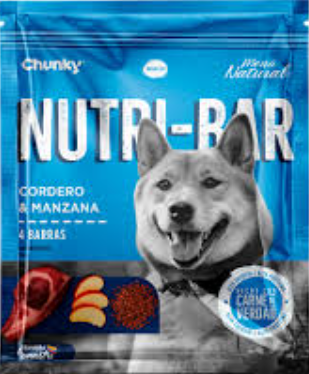 NUTRI BAR CORDERO MANZANA 40G